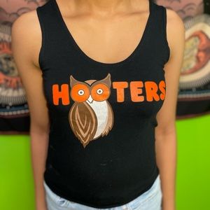 Black Hooters Top